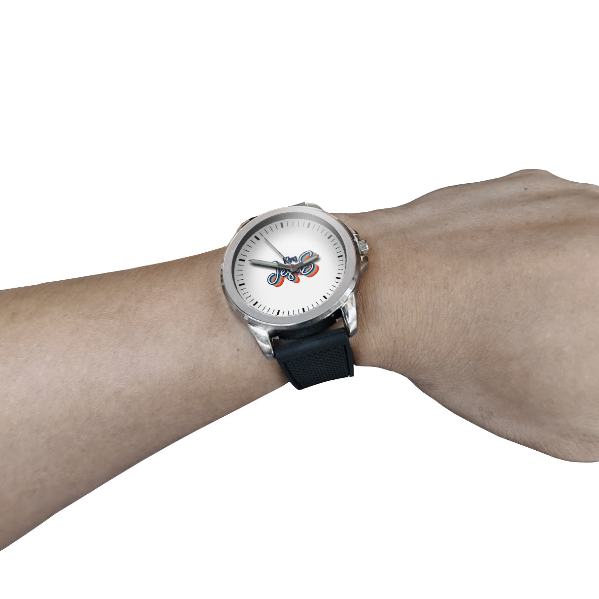 BYF8 Jesus Is Lord Premium Unisex Wristwatch