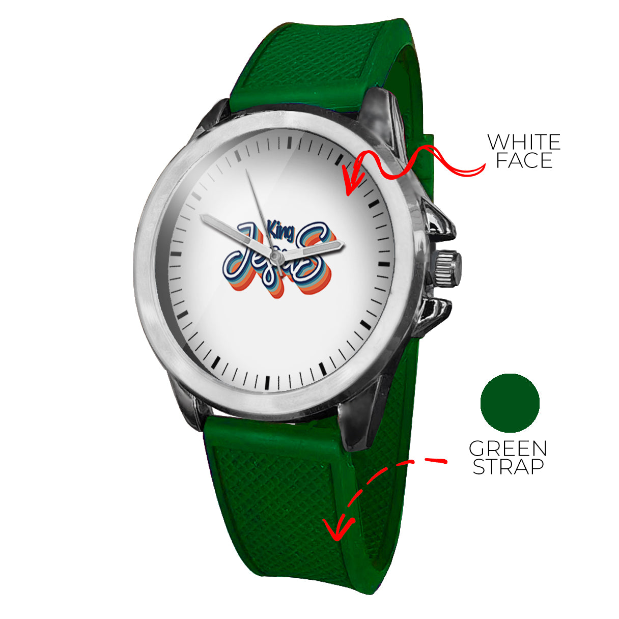 BYF8 Jesus Is Lord Premium Unisex Wristwatch