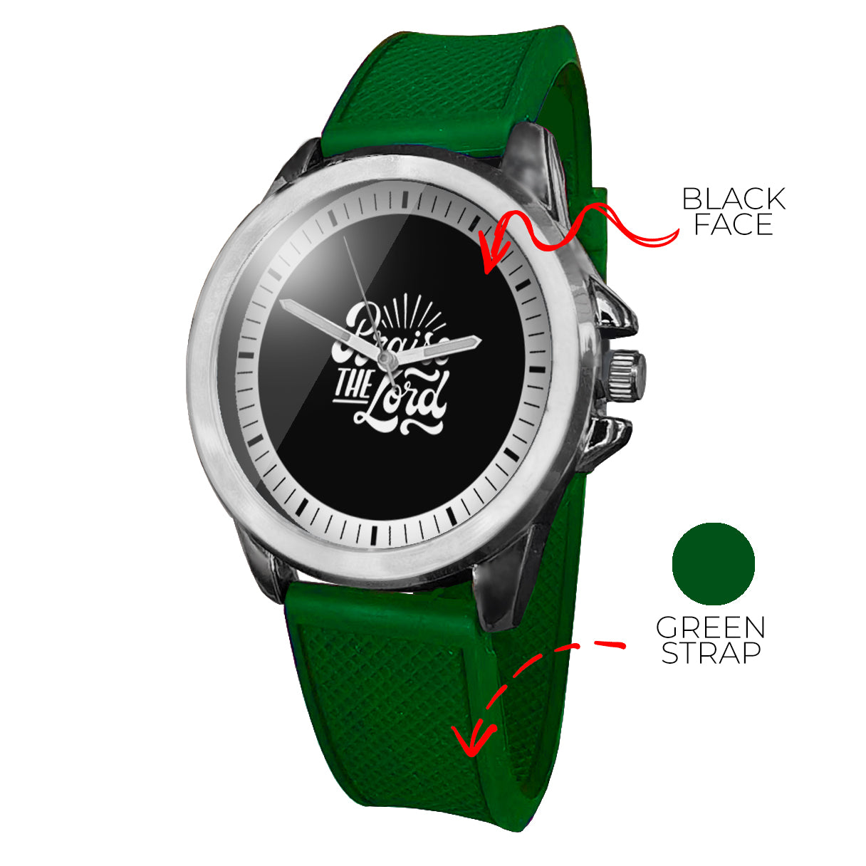 BYF8 Praise The Lord Premium Unisex Wristwatch