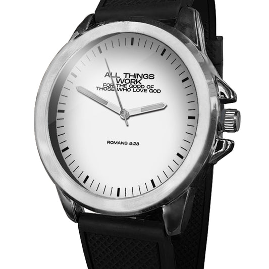BYF8 All Things Work For The Good Unisex Wristwatch