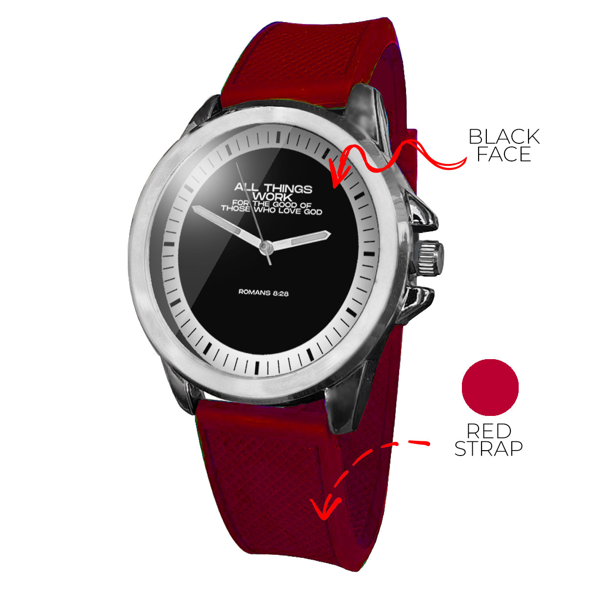 BYF8 All Things Work For The Good Unisex Wristwatch