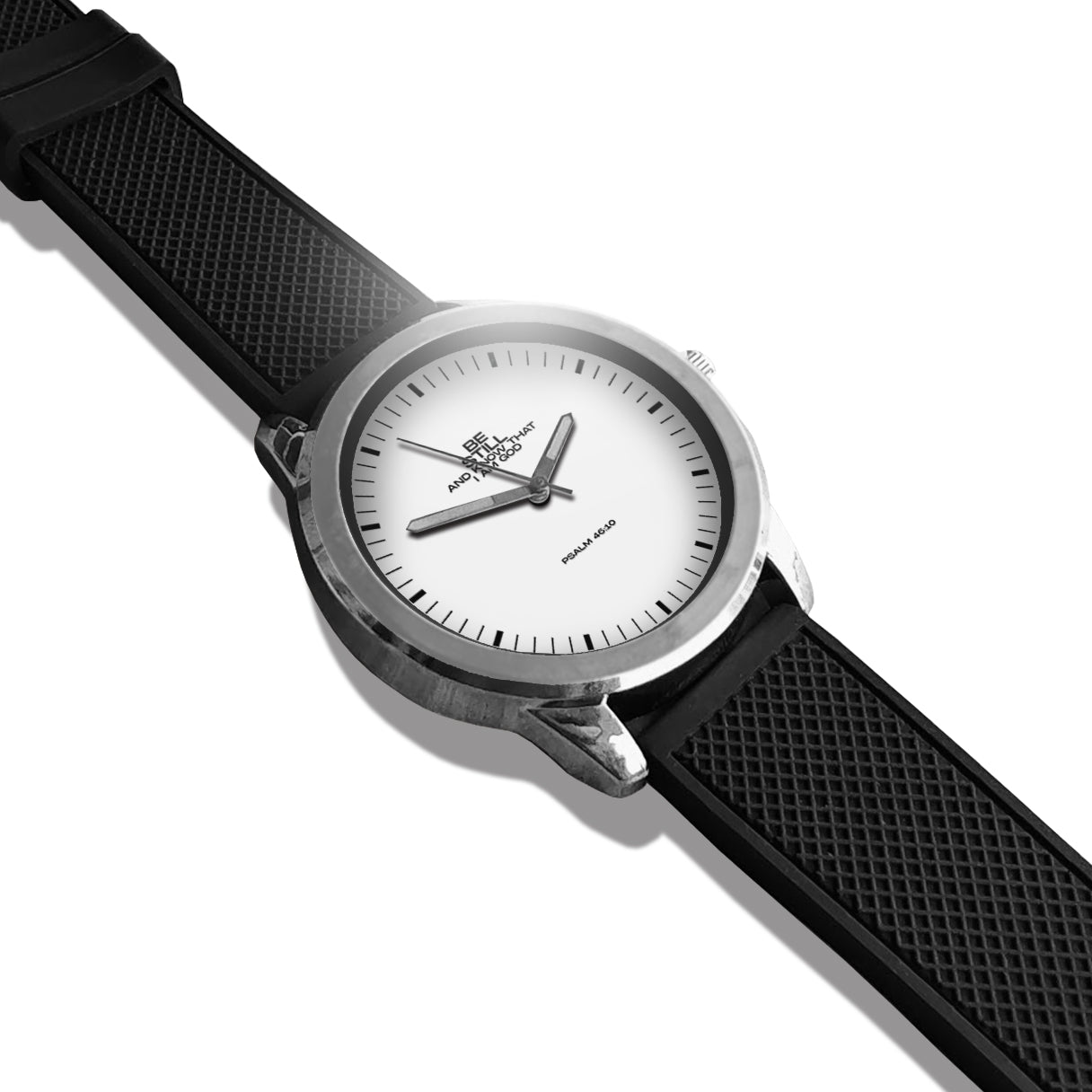 BYF8 Be Still And Know That I Am God Premium Unisex Wristwatch