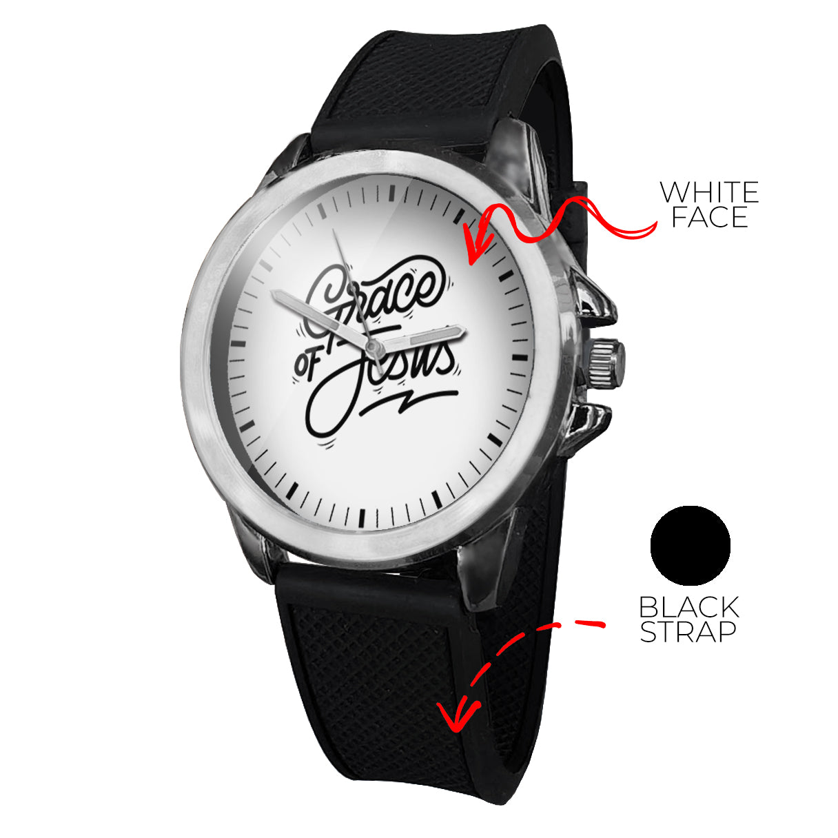 BYF8 Grace of Jesus Premium Unisex Wristwatch