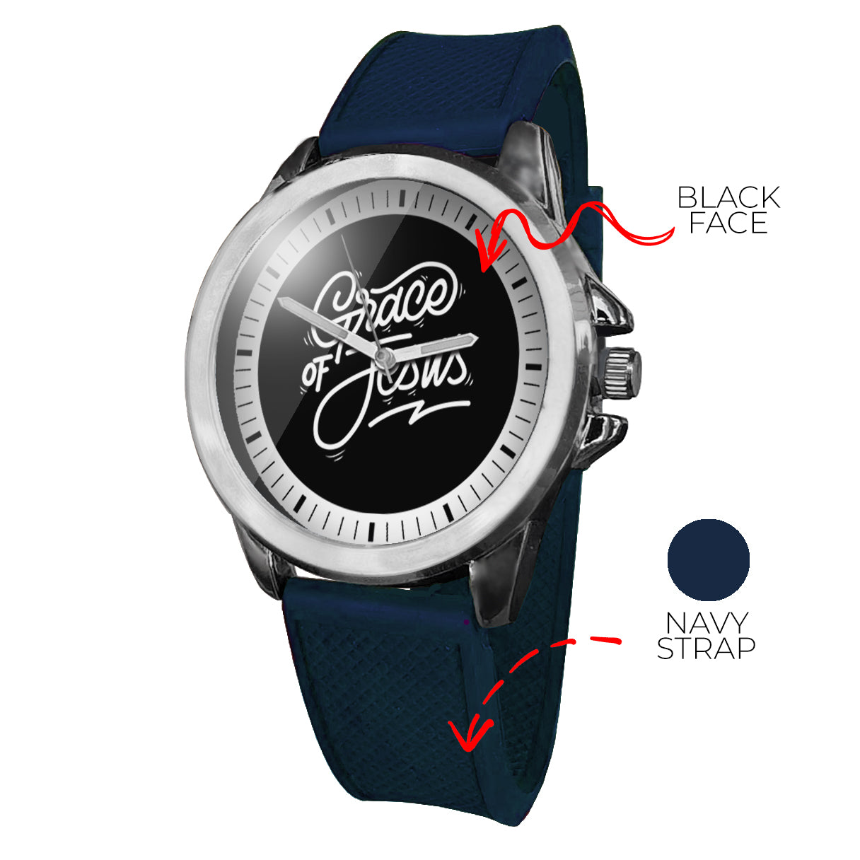 BYF8 Grace of Jesus Premium Unisex Wristwatch