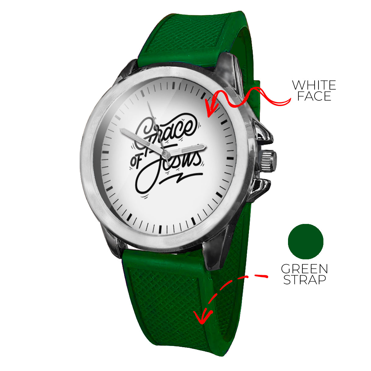 BYF8 Grace of Jesus Premium Unisex Wristwatch