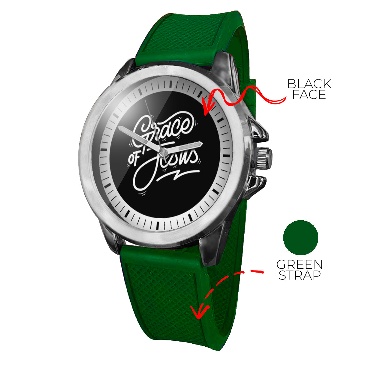 BYF8 Grace of Jesus Premium Unisex Wristwatch