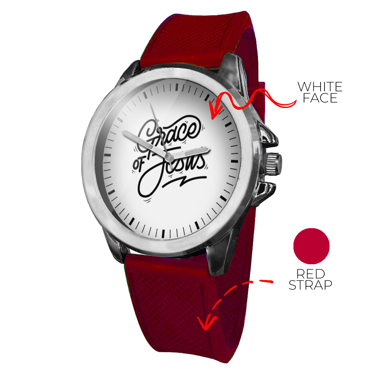 BYF8 Grace of Jesus Premium Unisex Wristwatch