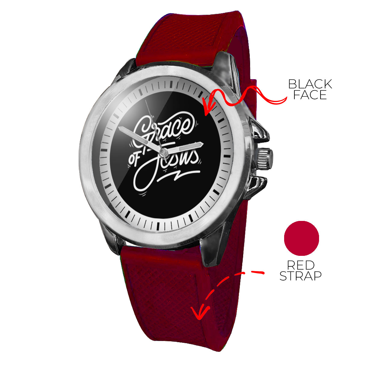 BYF8 Grace of Jesus Premium Unisex Wristwatch