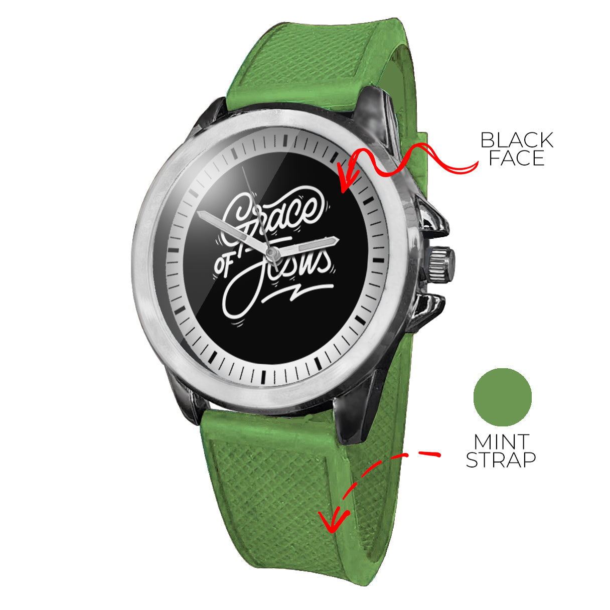 BYF8 Grace of Jesus Premium Unisex Wristwatch
