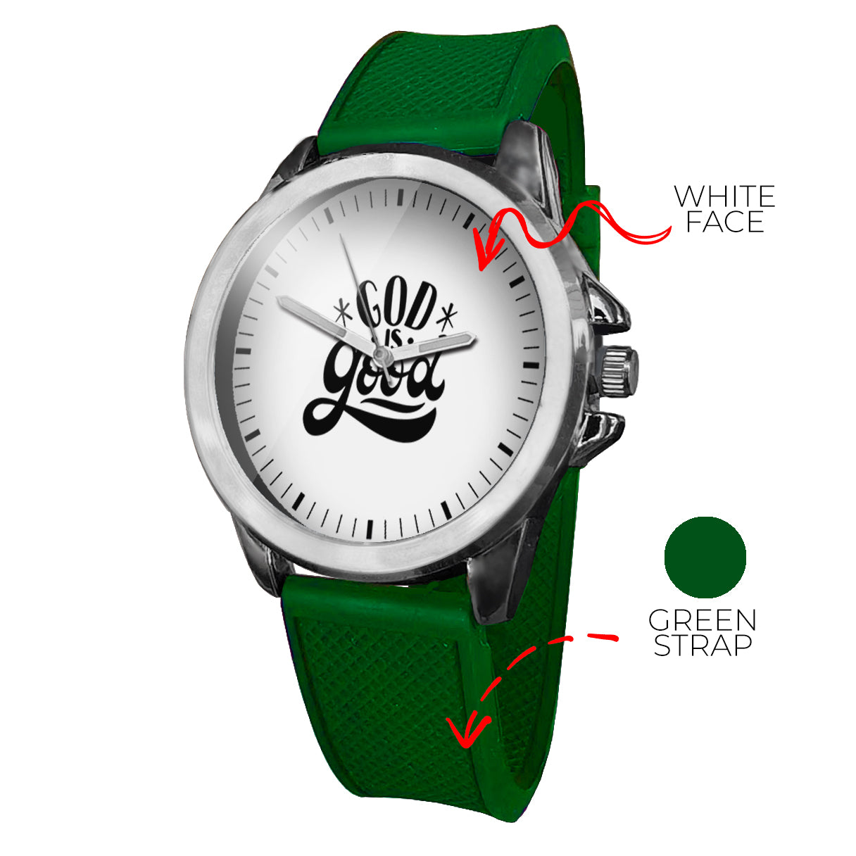 BYF8 God is Good Premium Unisex Wristwatch