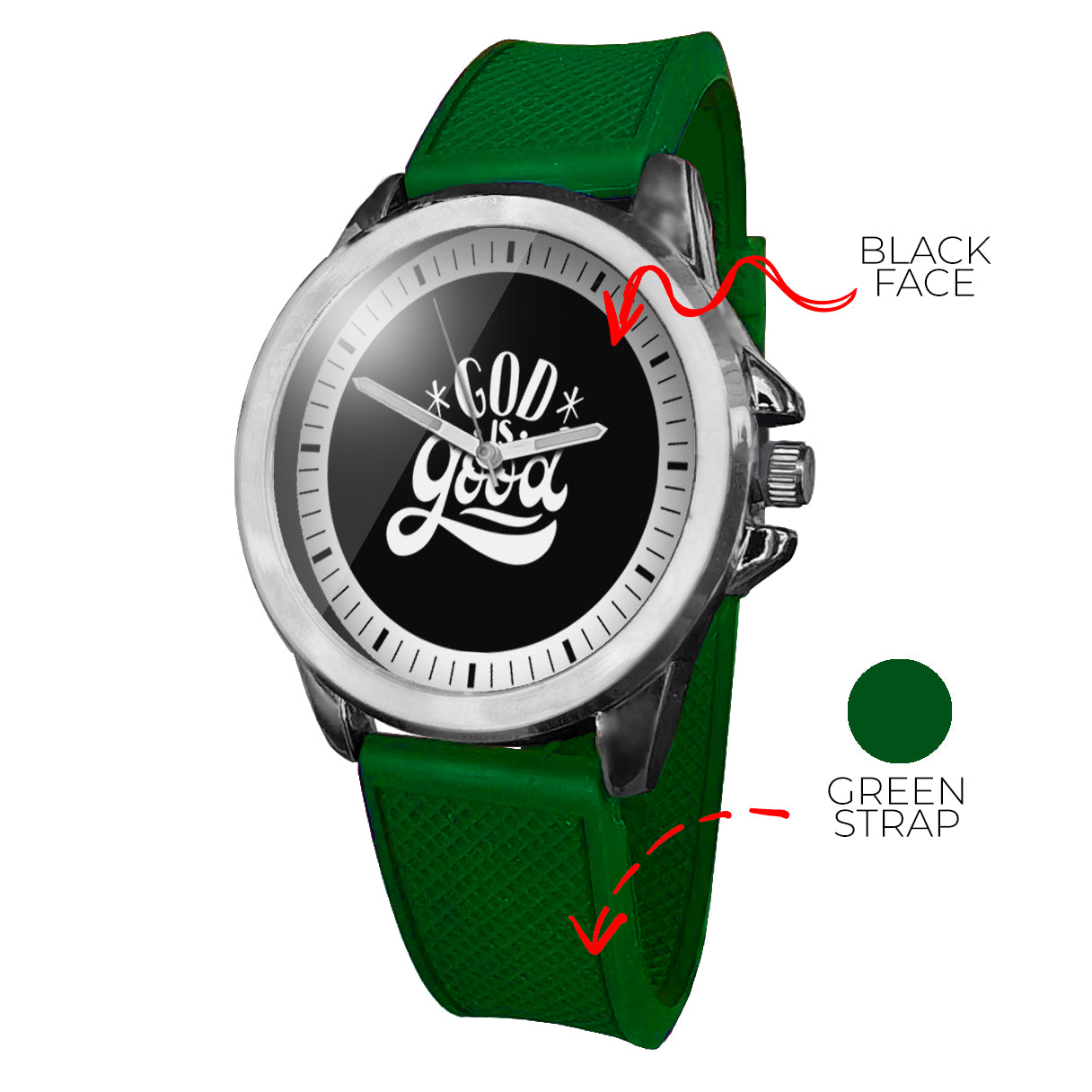 BYF8 God is Good Premium Unisex Wristwatch