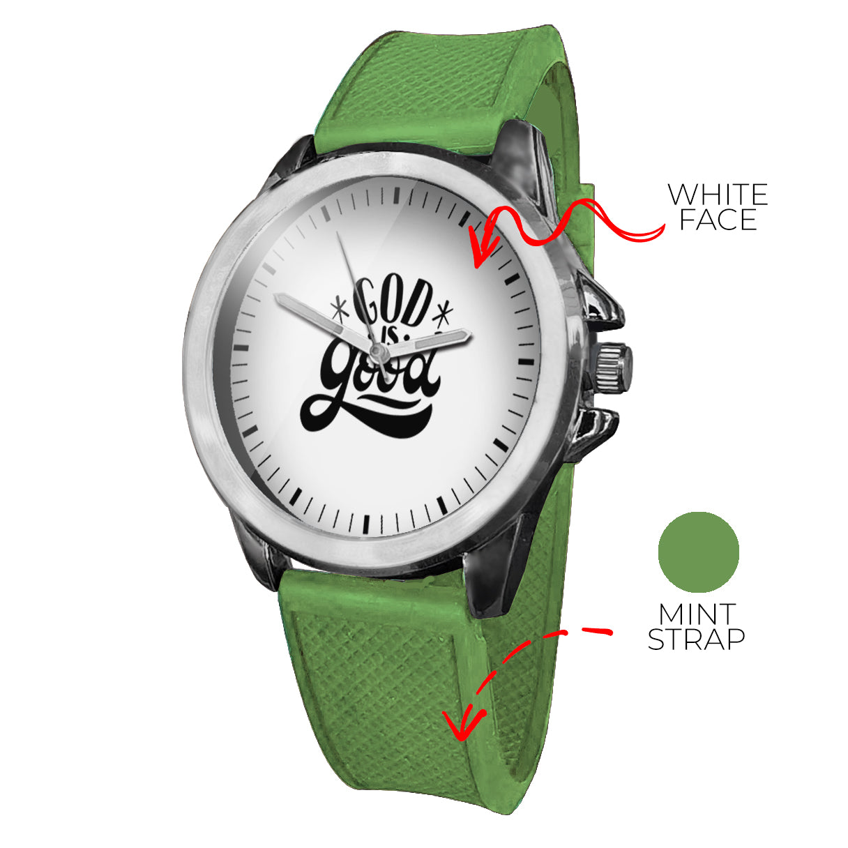 BYF8 God is Good Premium Unisex Wristwatch