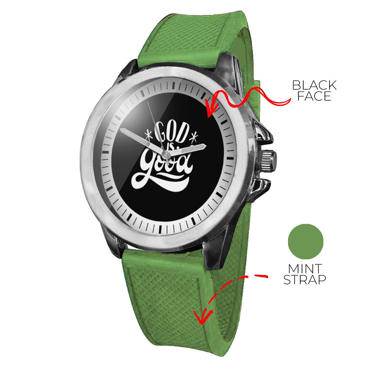 BYF8 God is Good Premium Unisex Wristwatch